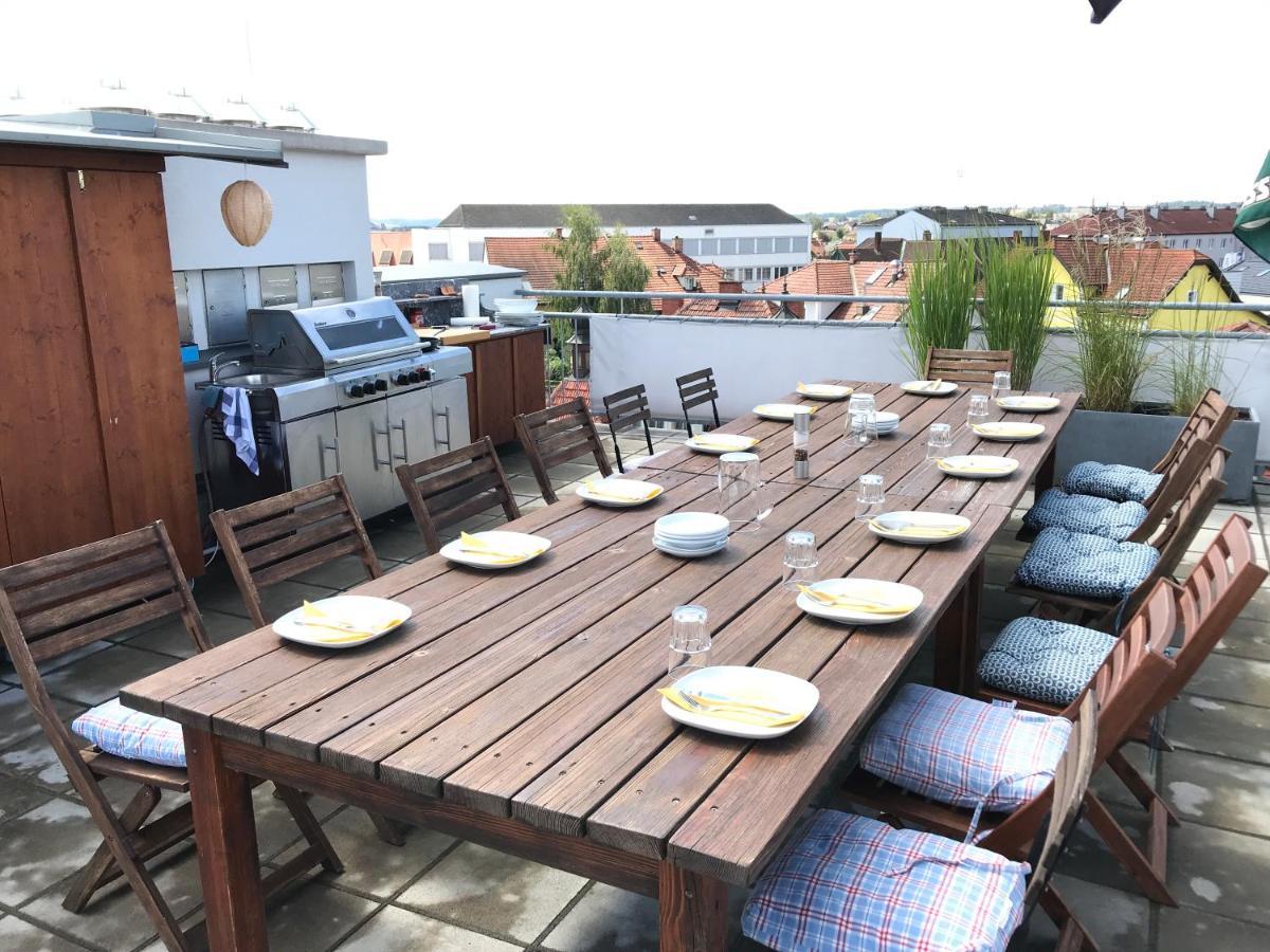 Penthouse Wohnung Am Radweg Mit Dachterasse Waidhofen an der Thaya Buitenkant foto