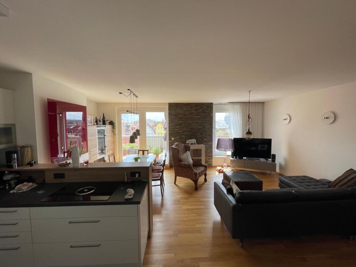 Penthouse Wohnung Am Radweg Mit Dachterasse Waidhofen an der Thaya Buitenkant foto