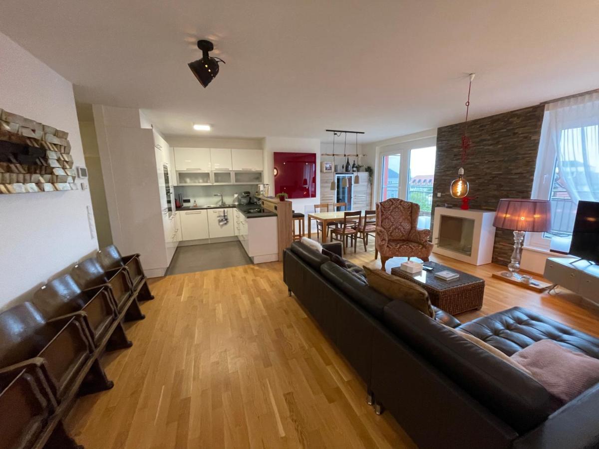 Penthouse Wohnung Am Radweg Mit Dachterasse Waidhofen an der Thaya Buitenkant foto